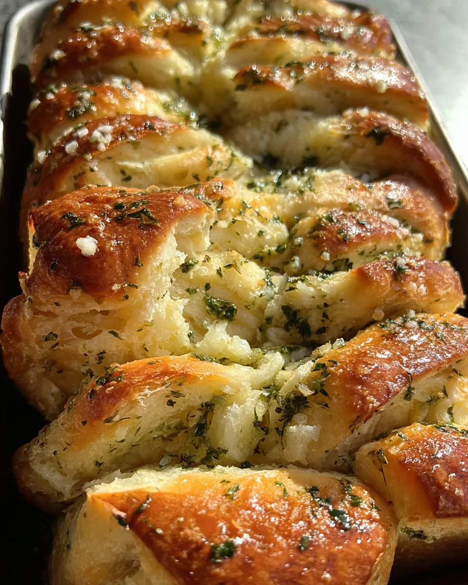 Sourdough Discard Garlic Pull Apart Bread 23 Sourdough