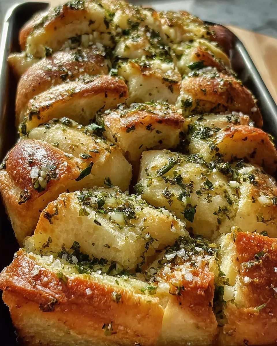 Sourdough Discard Garlic Pull Apart Bread 24 Sourdough