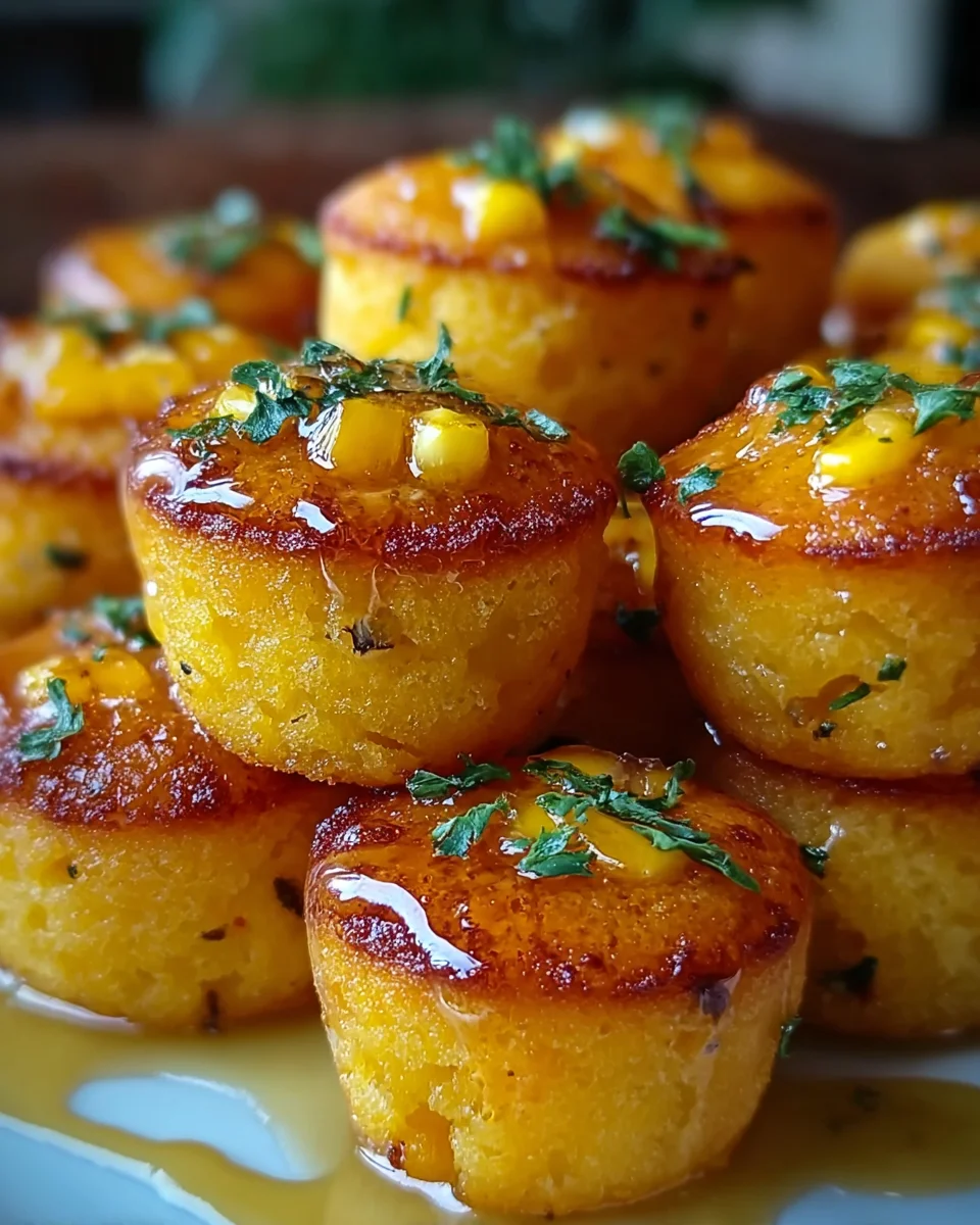 Southern-Style Honey Butter Cornbread Poppers Southern-Style