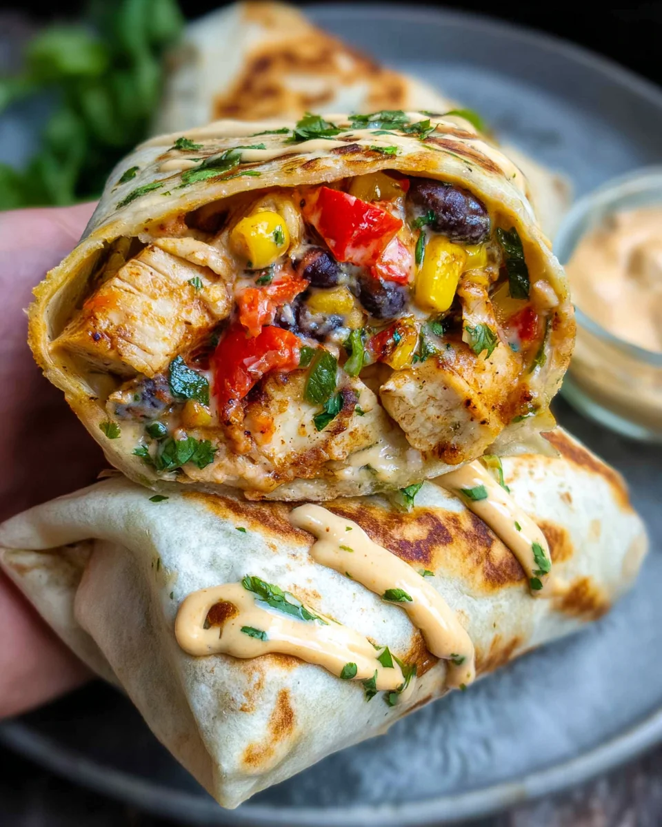 Southwest Chicken Wrap Southwest