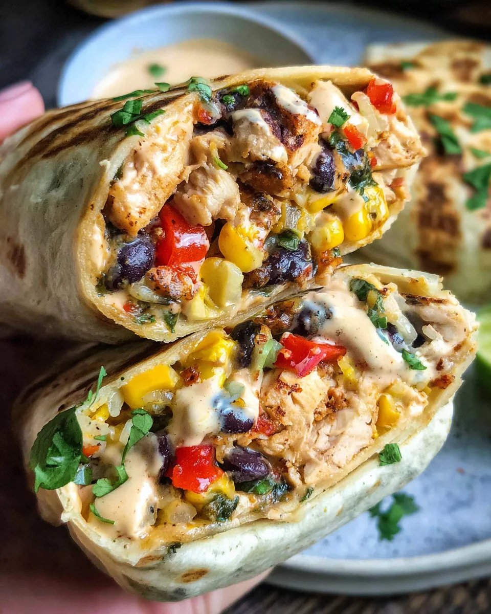 Southwest Chicken Wrap Southwest