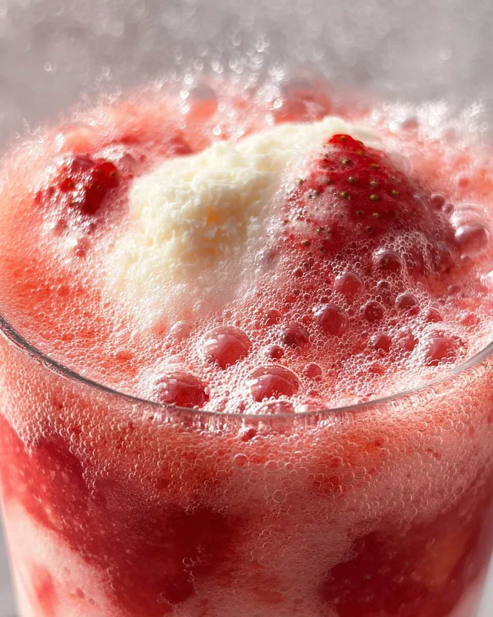 Sparkling Strawberry Float 13 Sparkling Strawberry Float