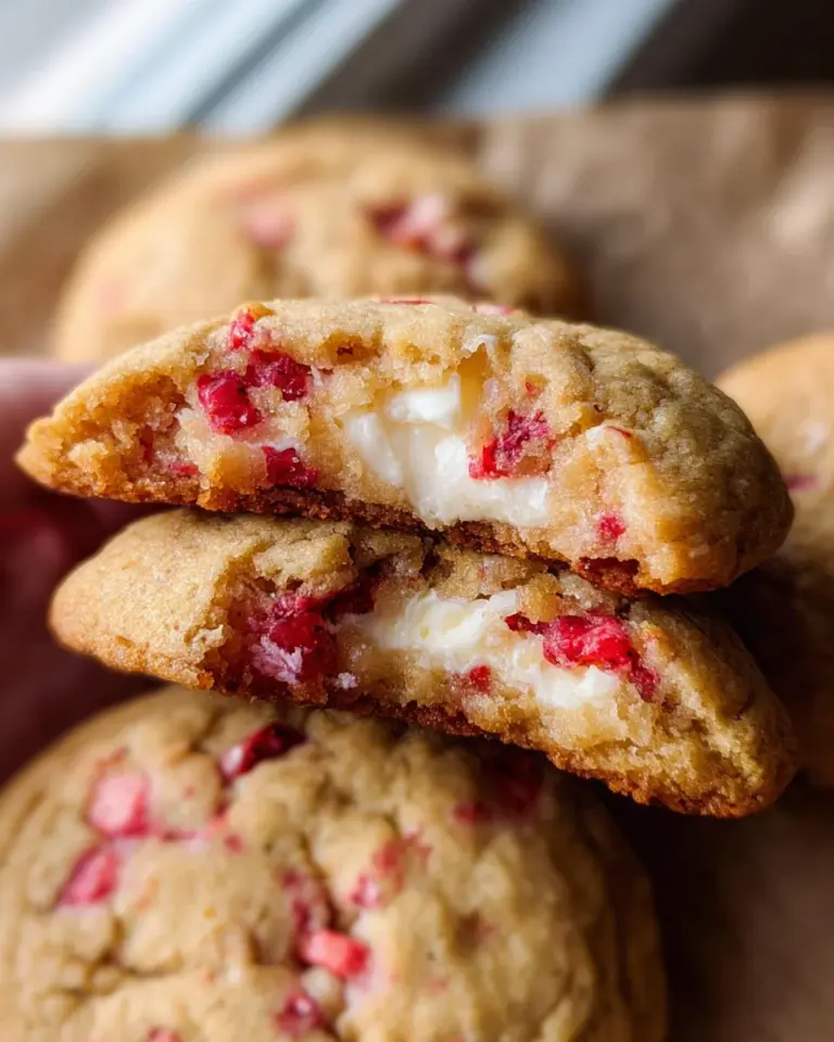 Strawberry Cheesecake Cookies