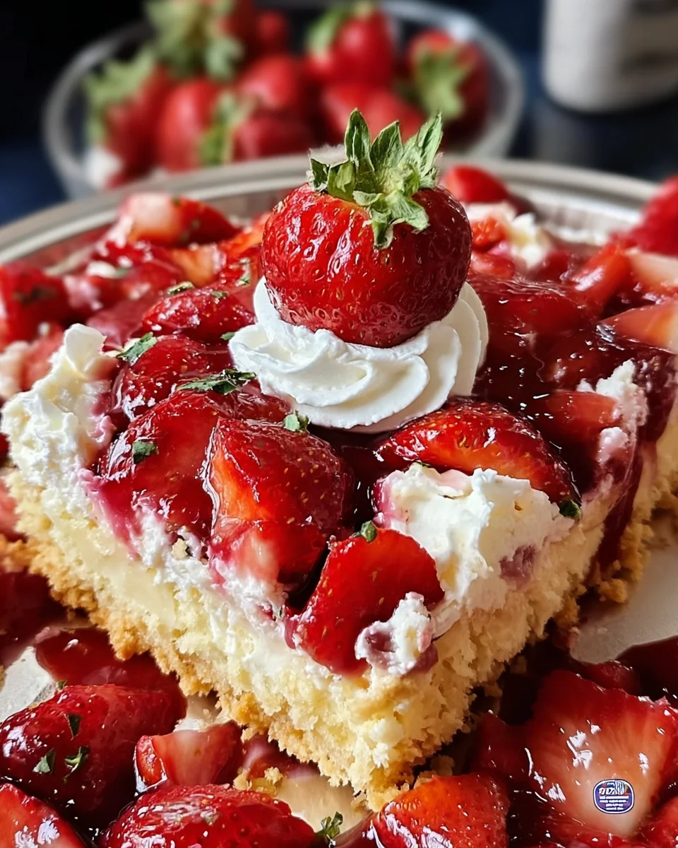 Strawberry Cheesecake Dump Cake Strawberry