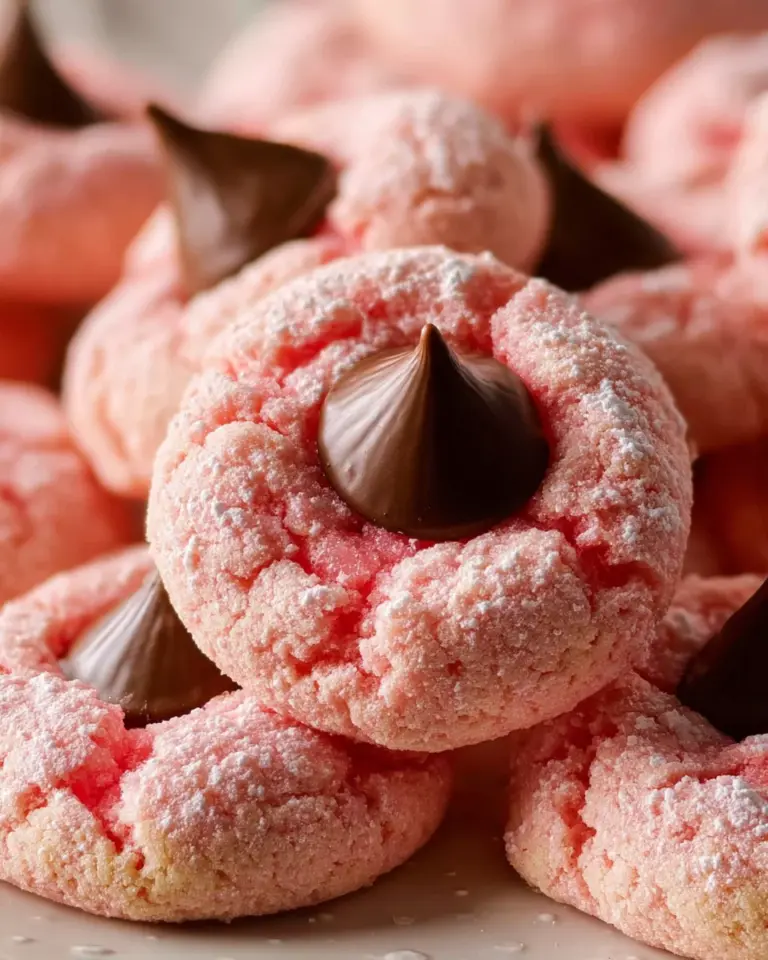 Strawberry Kiss Cookies Recipe