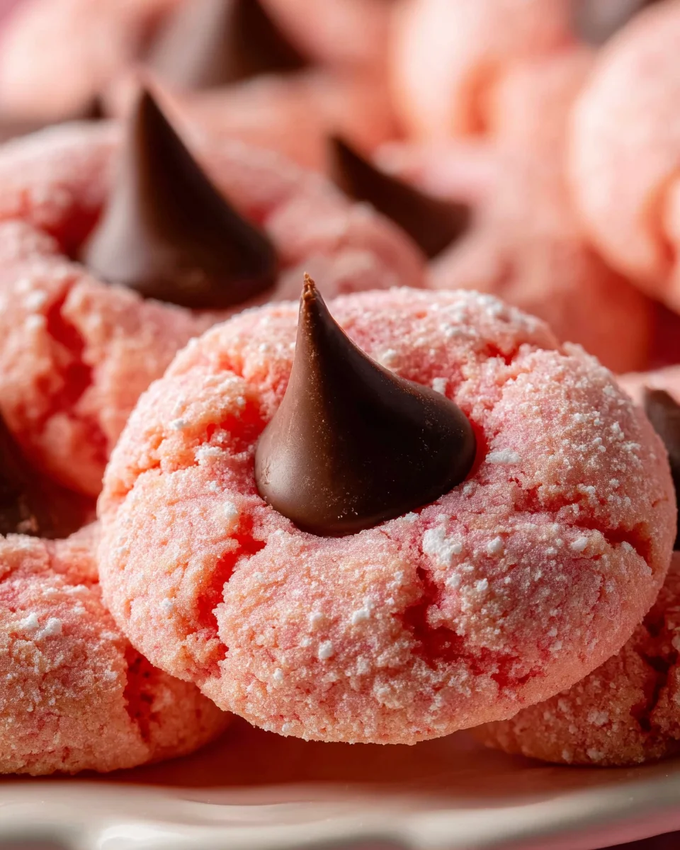 Strawberry Kiss Cookies Recipe Strawberry