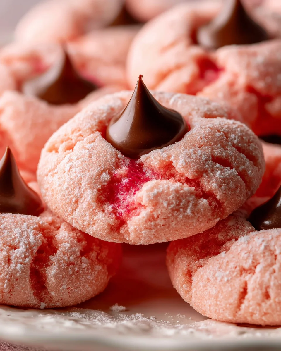 Strawberry Kiss Cookies Recipe Strawberry