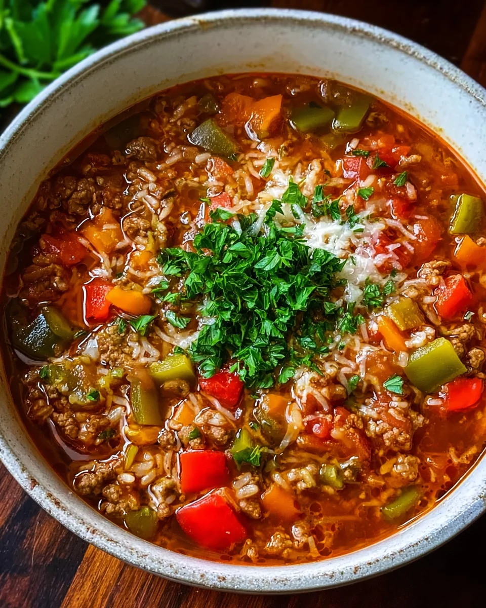 Stuffed Pepper Soup Stuffed