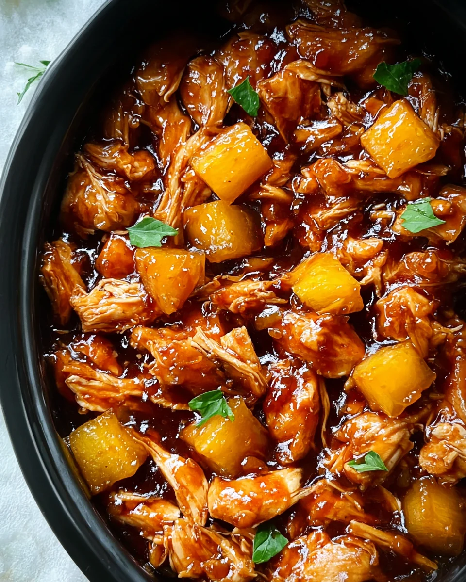 Sweet Hawaiian Crockpot Chicken Sweet