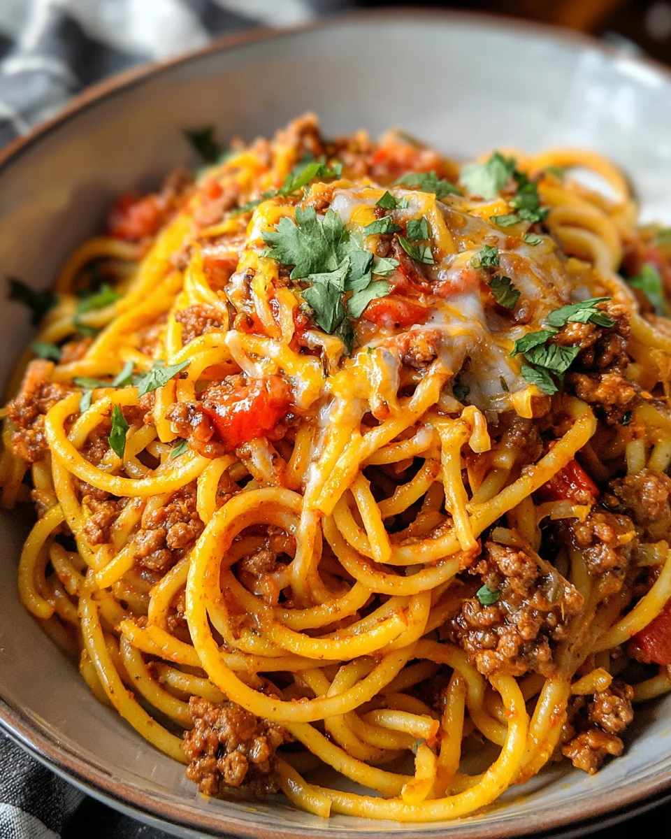 Taco Spaghetti Taco