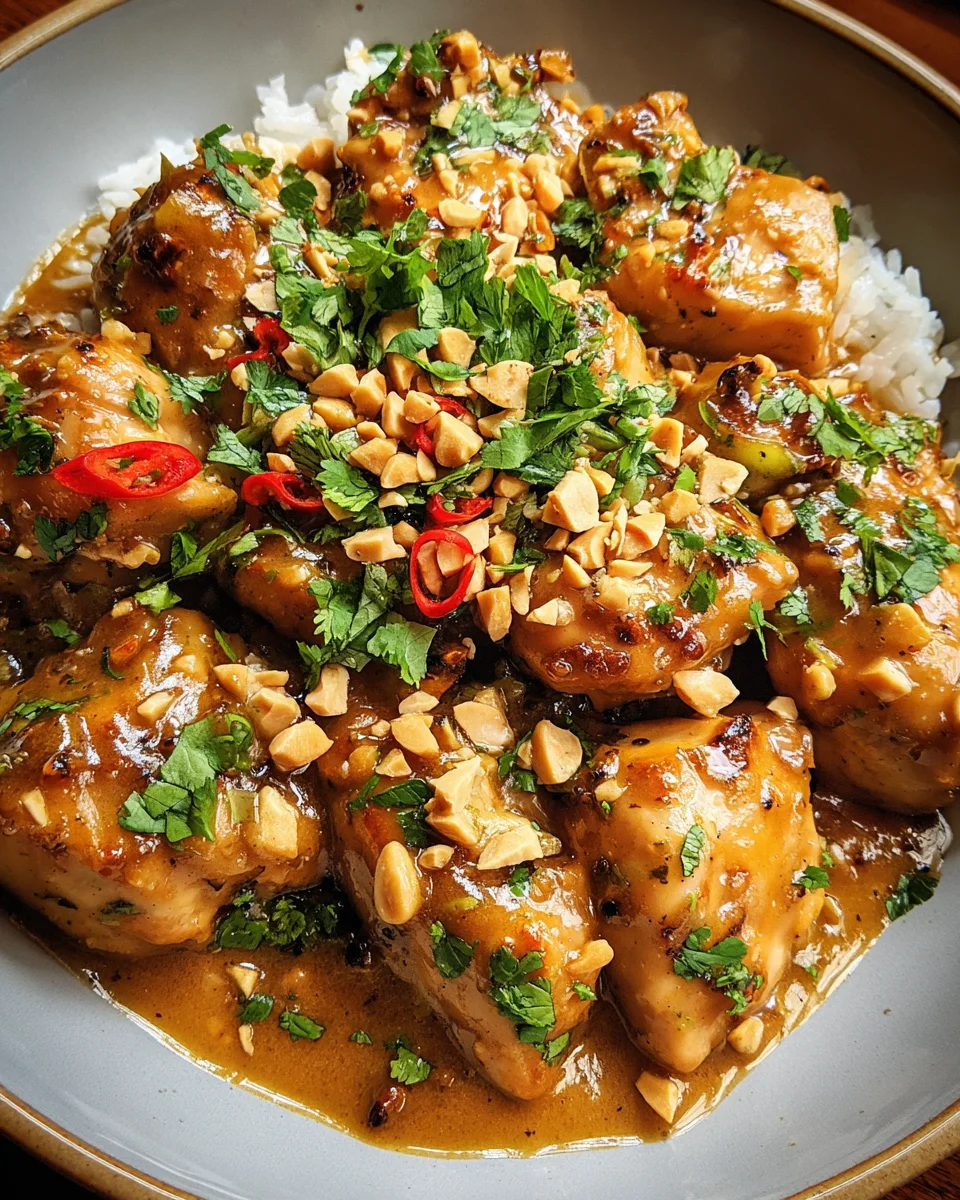 Thai Peanut Chicken Thai