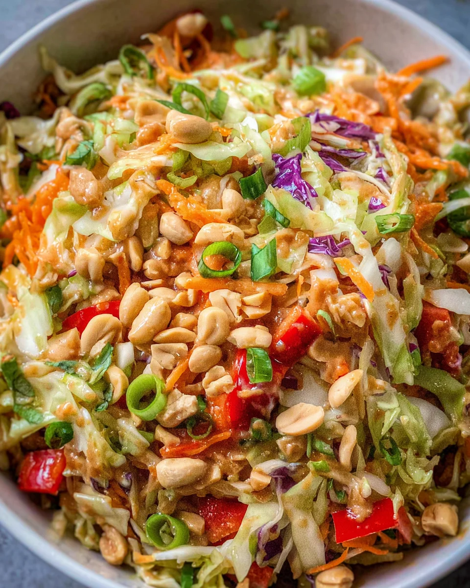 Thai Peanut Salad Thai