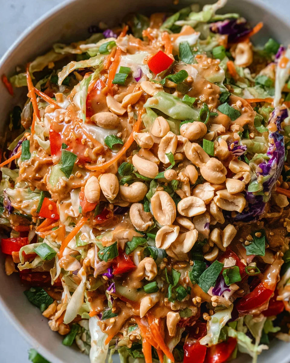 Thai Peanut Salad Thai