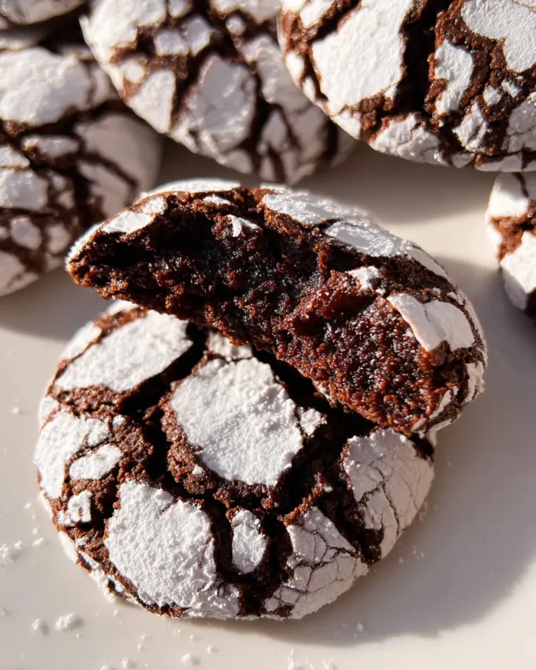 The BEST Chocolate Crinkle Cookies Recipe