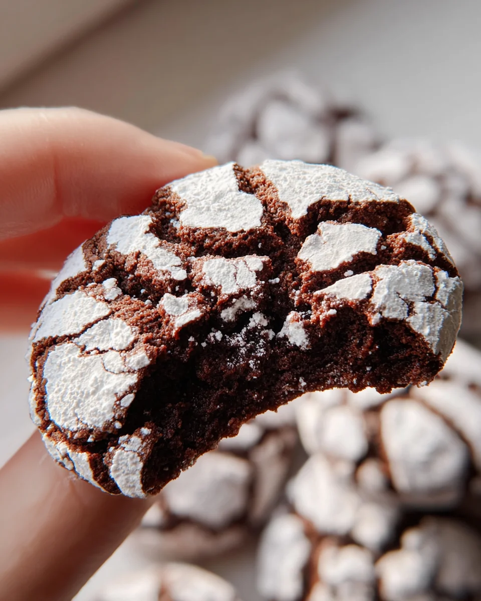 The BEST Chocolate Crinkle Cookies Recipe The