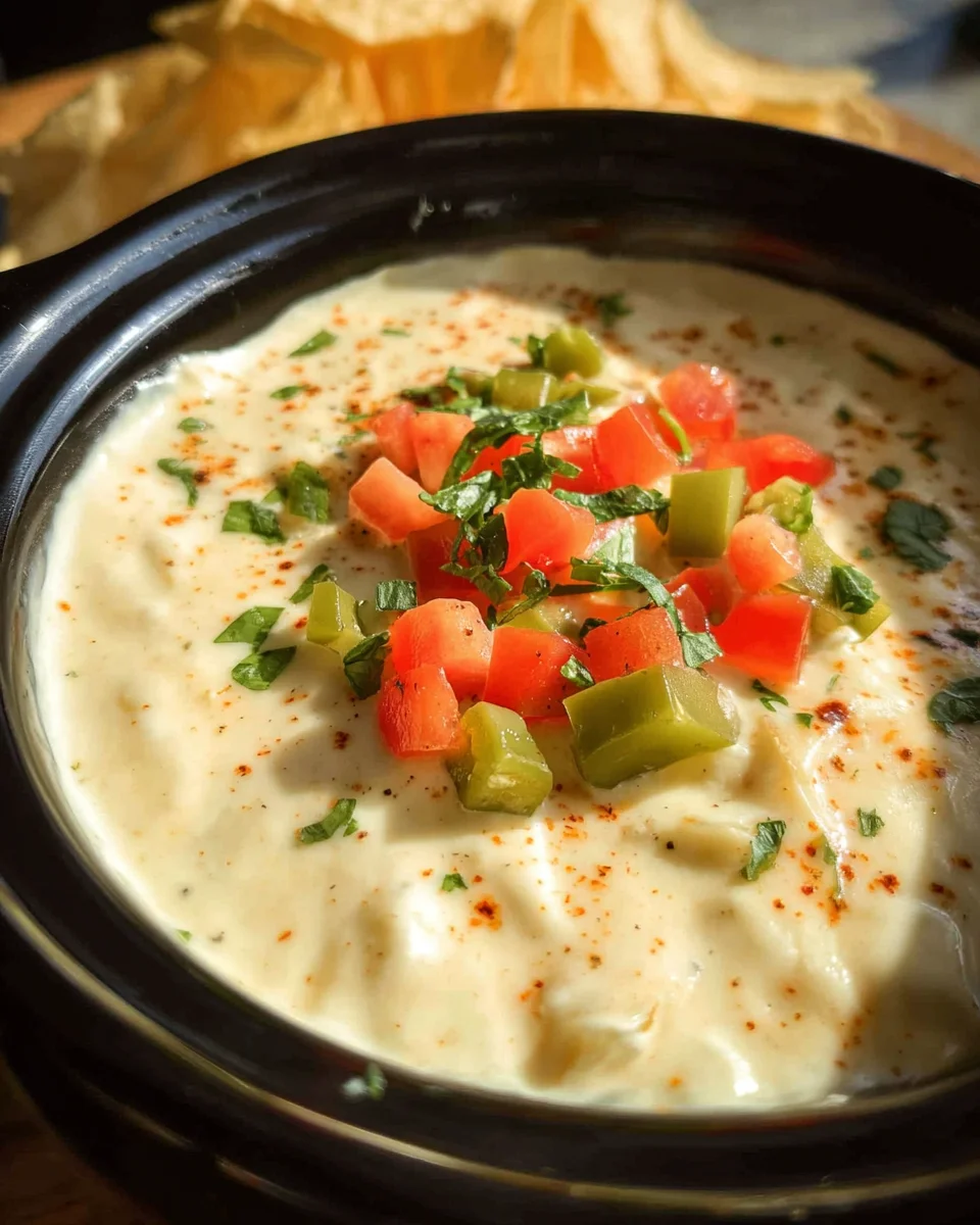 The Best Crock pot White Cheese Dip Recipe The