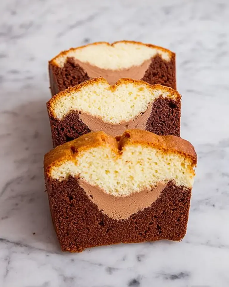 Three Layer Pound Cake