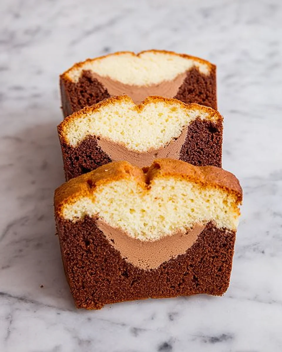 Three Layer Pound Cake Three Layer Pound Cake