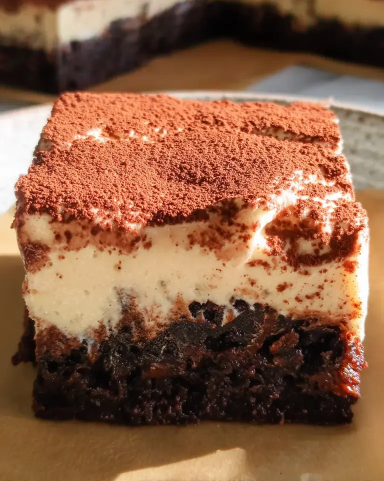 Tiramisu Brownies