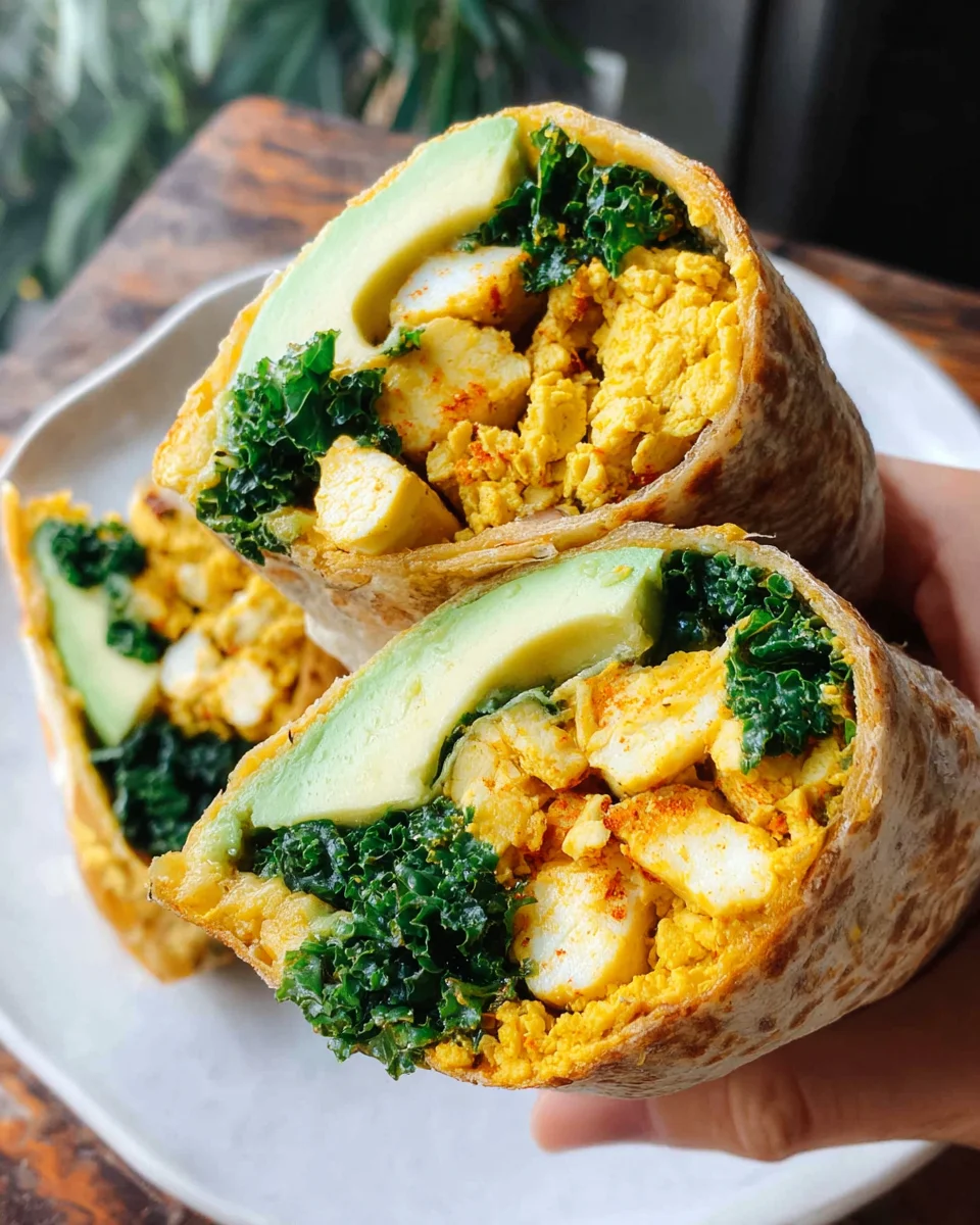 Tofu Scramble Wrap Tofu