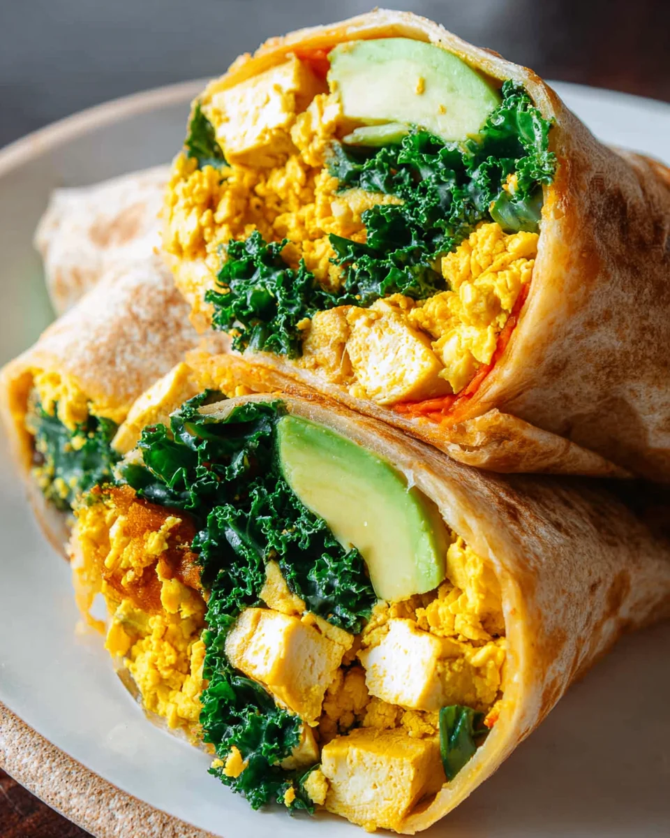 Tofu Scramble Wrap Tofu