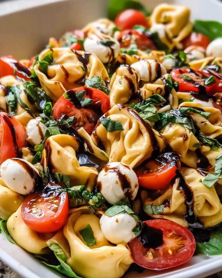Tortellini Caprese Salad