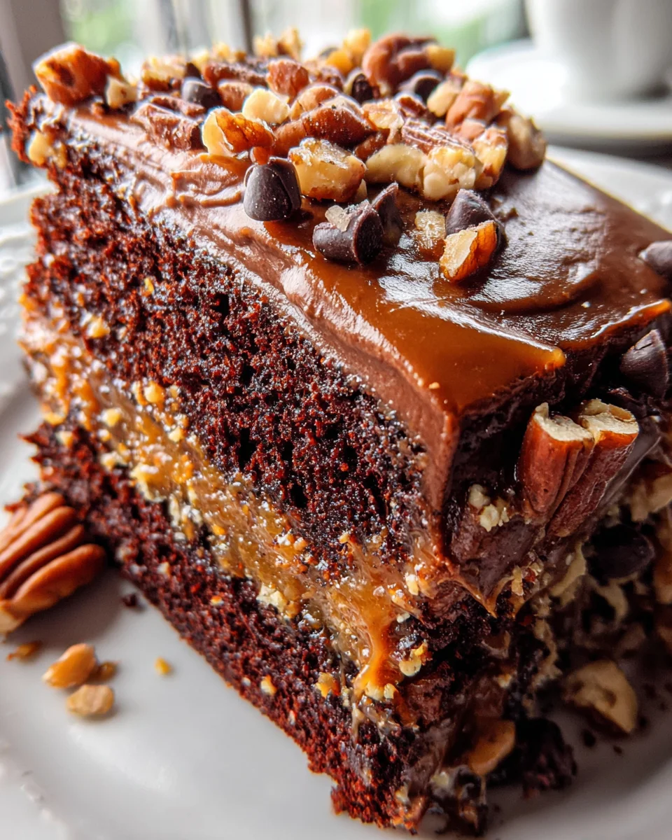 Turtle Caramel Cake Turtle Caramel Cake