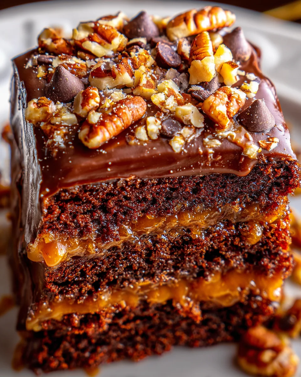 Turtle Caramel Cake Turtle