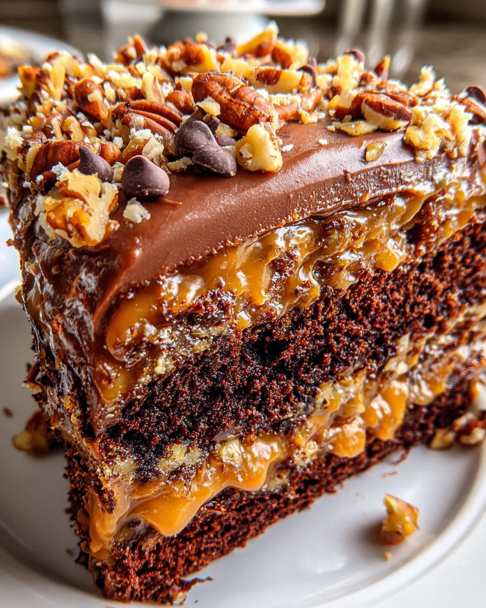 Turtle Caramel Cake Turtle