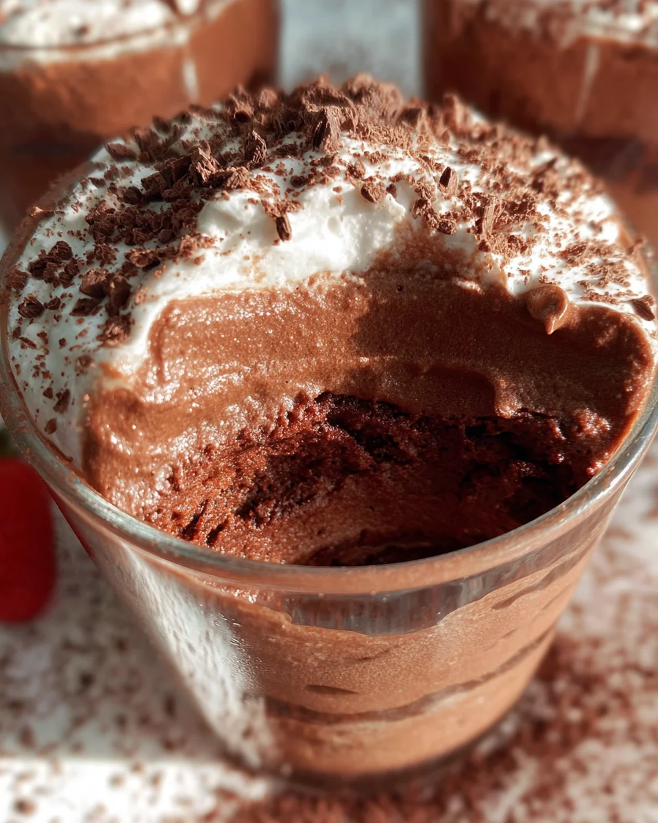 Vegan Chocolate Mousse with Aquafaba