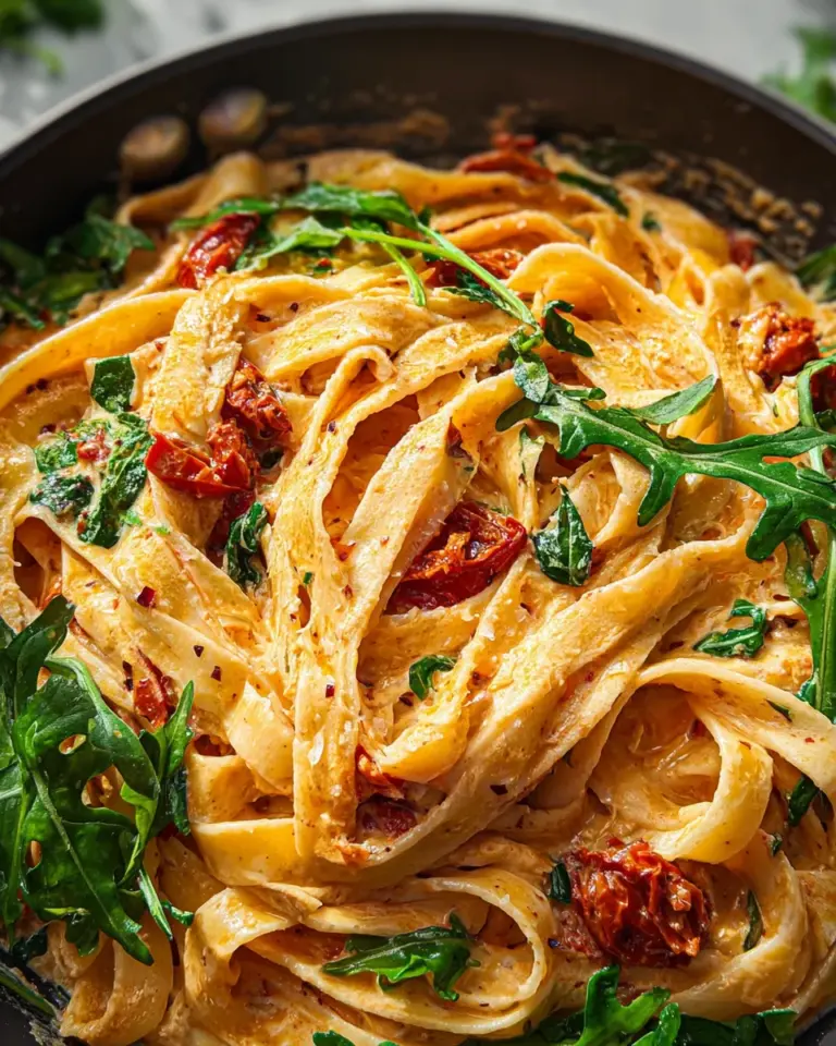 Vegan Creamy Sun Dried Tomato Pasta Recipe
