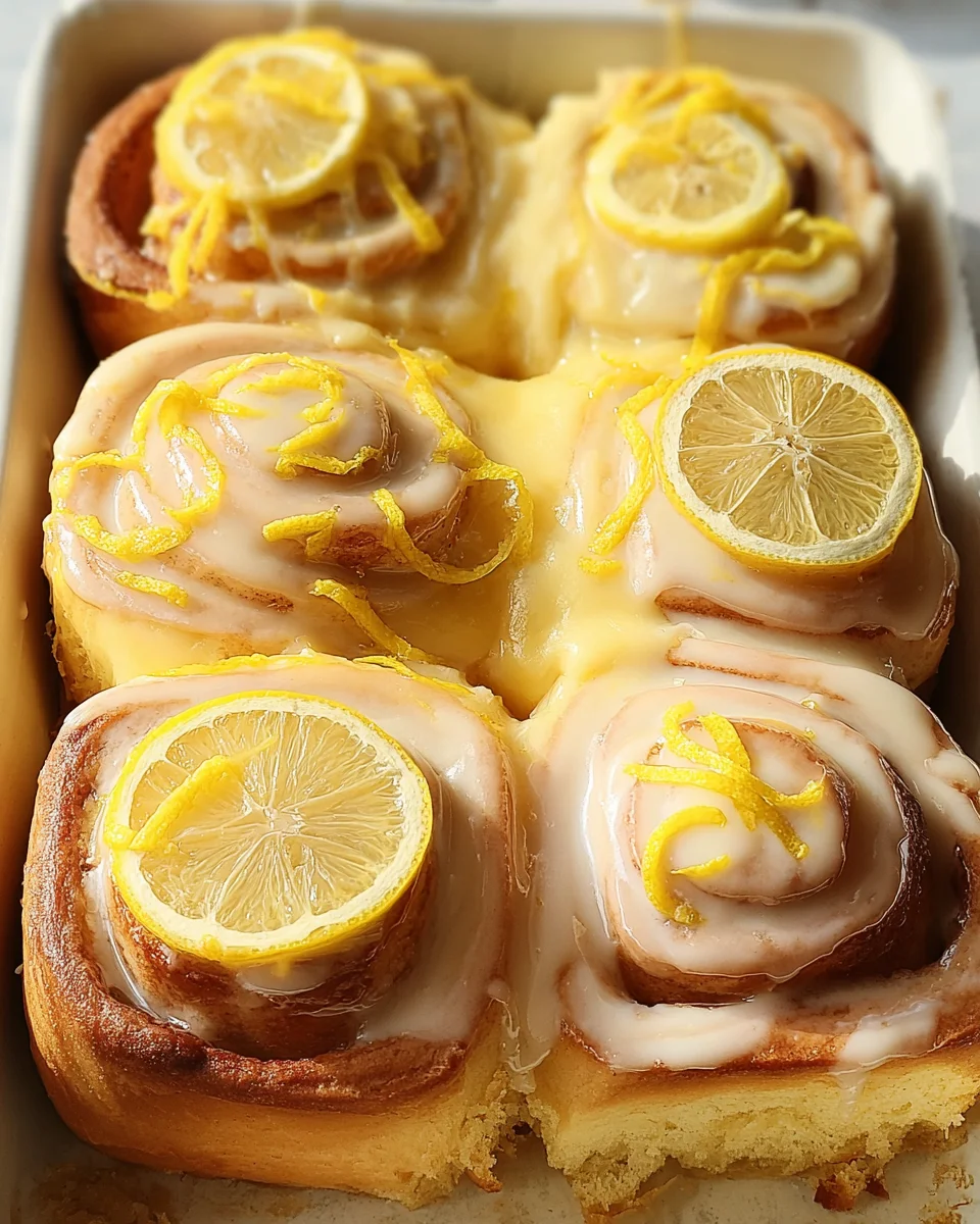 Vegan Lemon Sweet Rolls