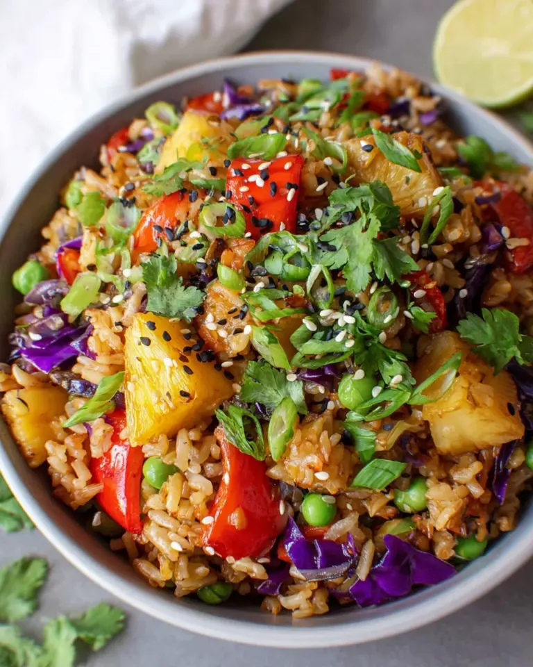 Vegan Pineapple Fried Rice