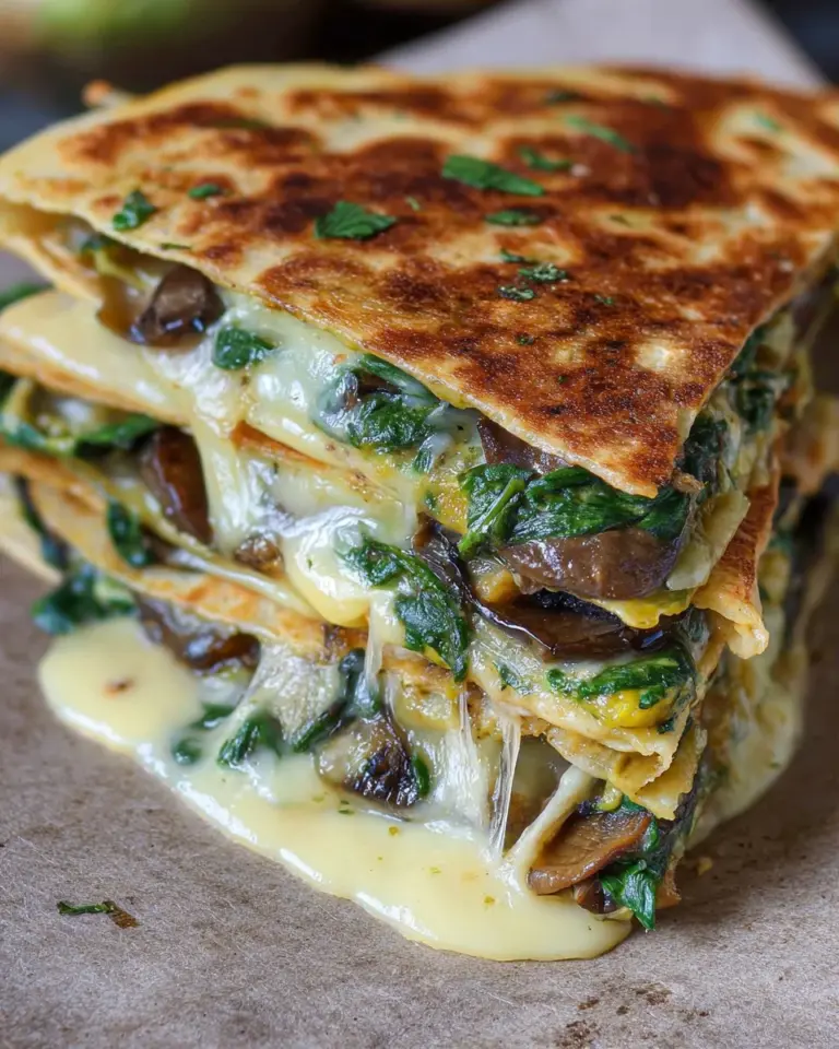 Vegan Spinach Quesadillas