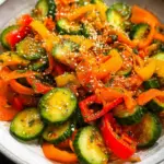 Viral Cucumber Pepper Salad Viral Cucumber Pepper Salad
