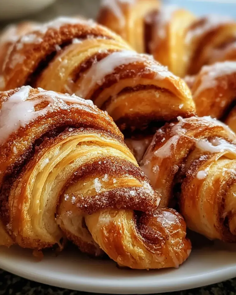 Warm Cinnamon Crescent Twists