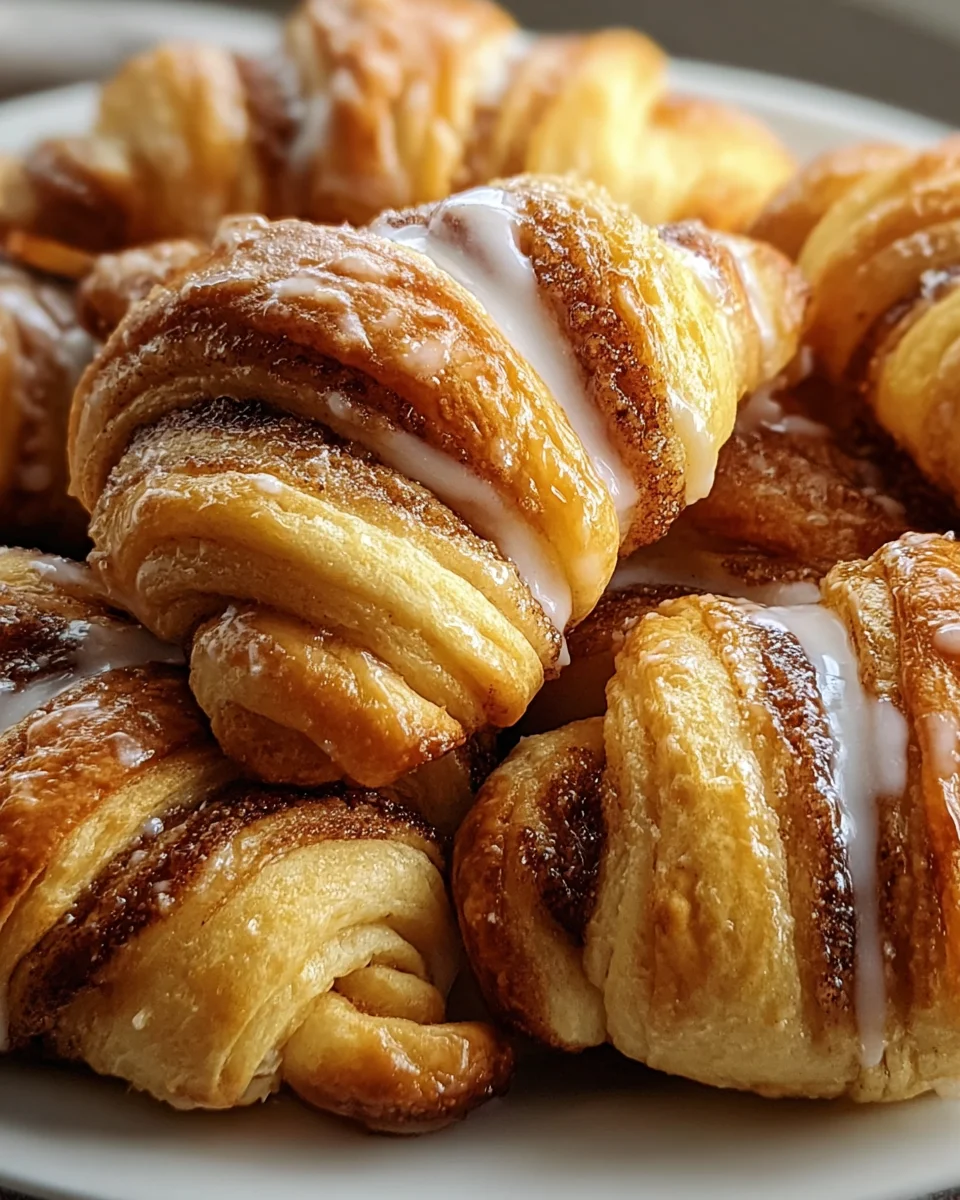 Warm Cinnamon Crescent Twists Warm