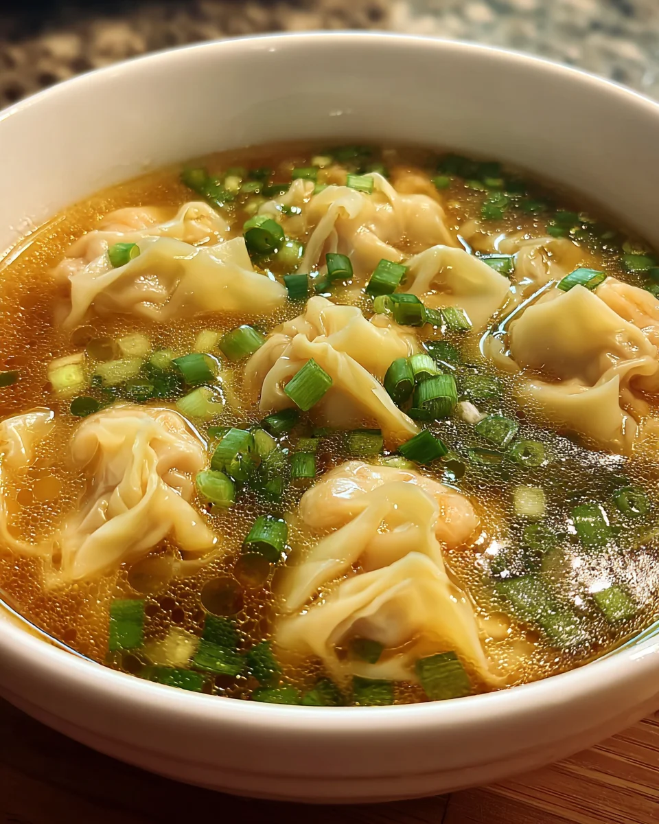 Wonton Soup Recipe Wonton
