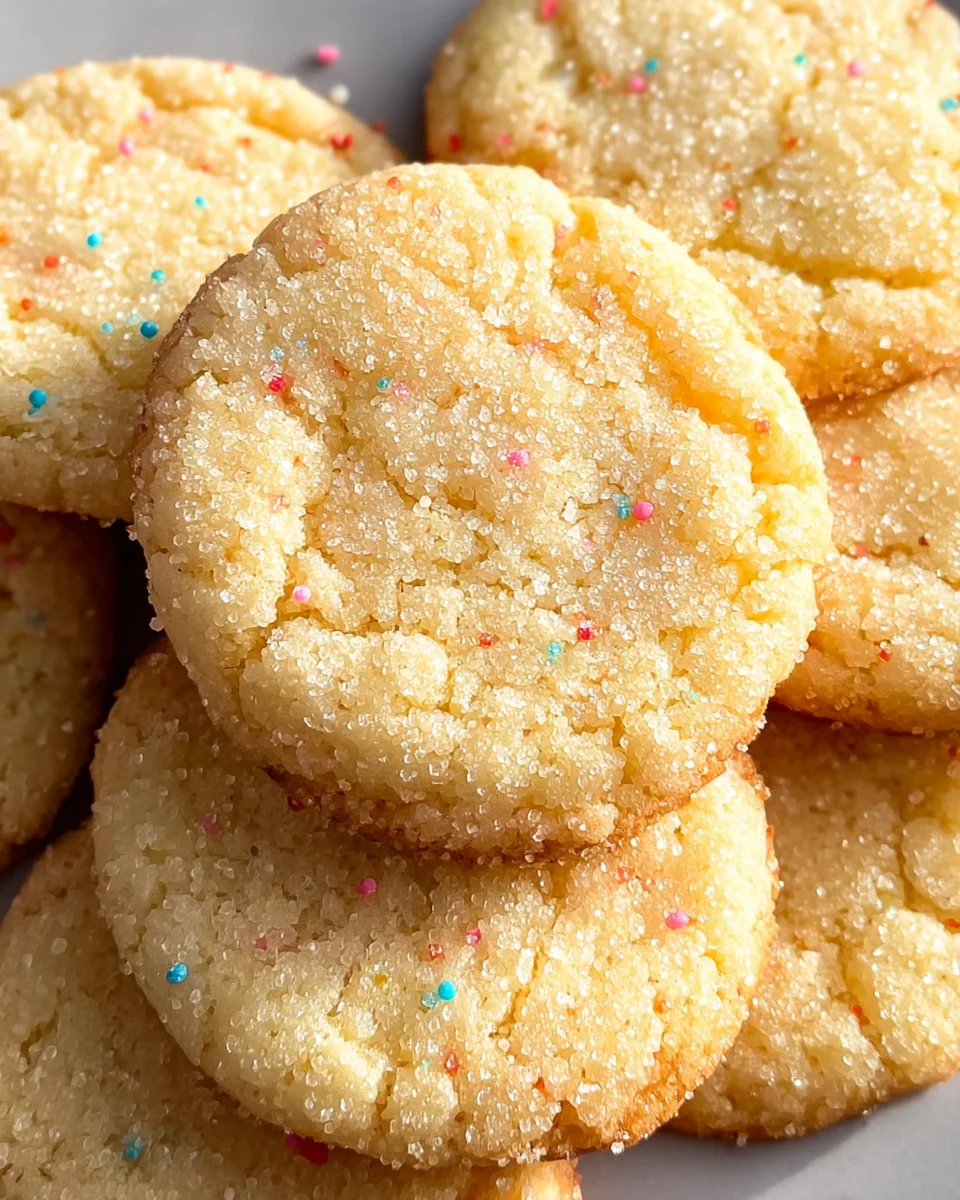 3-Ingredient Easy Sugar Cookies 15 3-Ingredient Easy Sugar Cookies