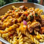 BBQ Ranch Chicken & Sausage Pasta