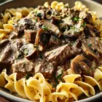 Beef Stroganoff with Egg Noodles