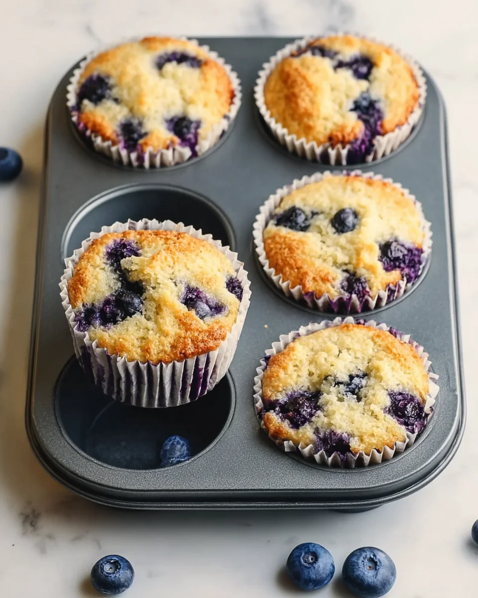 Blueberry Cottage Cheese Muffins 20 Blueberry