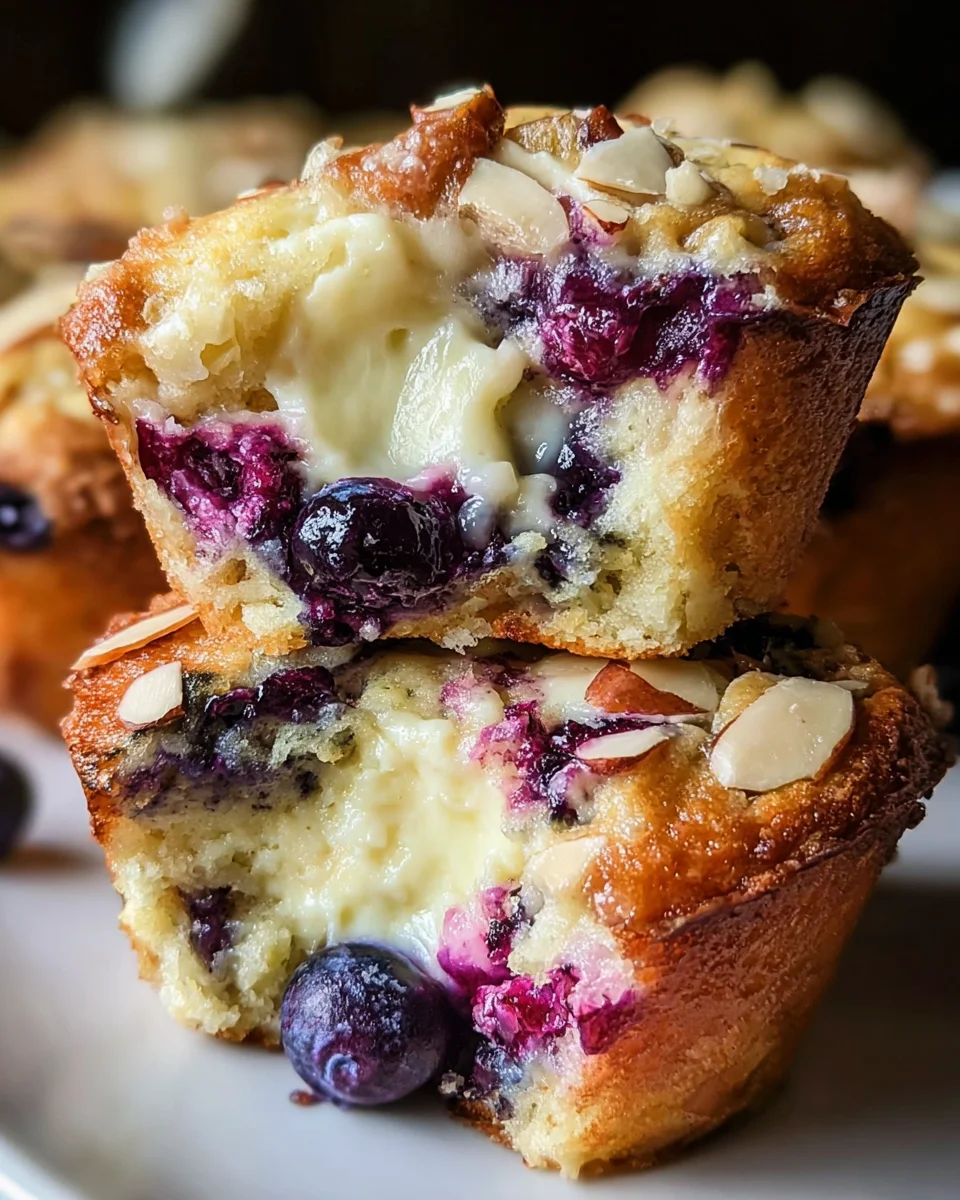 Blueberry Cream Cheese Muffins