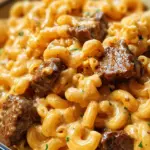 Bold Creamy Honey BBQ Steak Mac