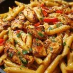 Bold Spicy Cajun Chicken Pasta Skillet