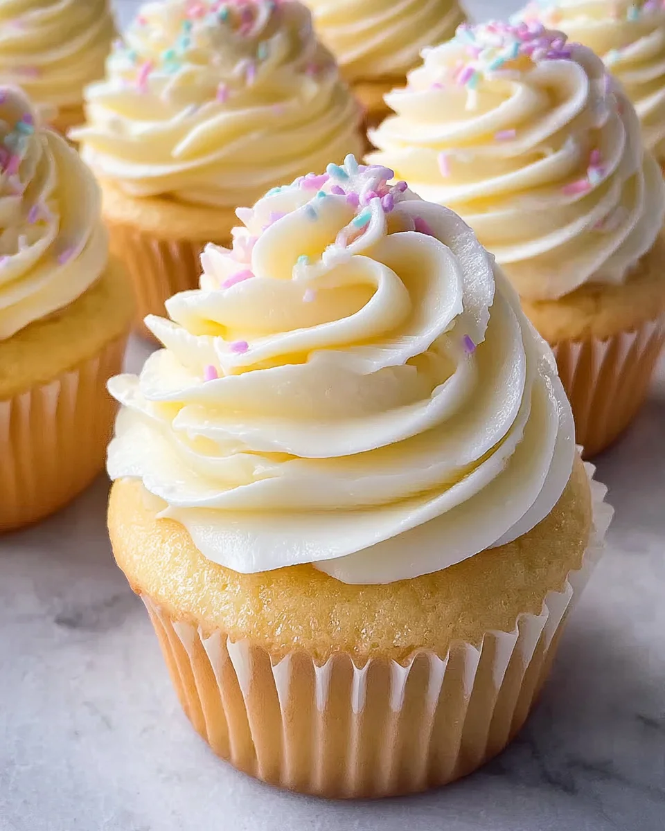 Classic Vanilla Cupcakes