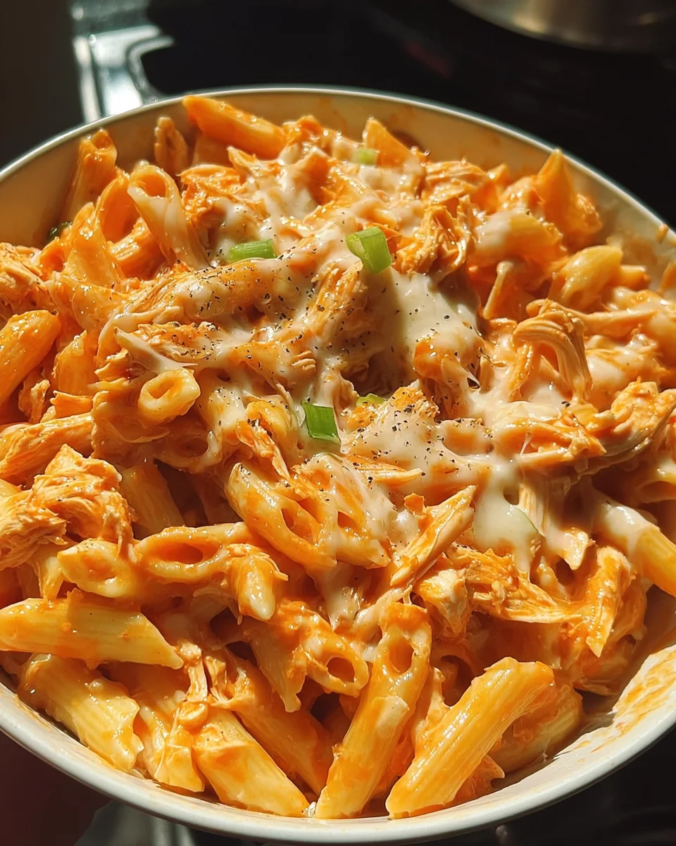 Creamy Bold Buffalo Chicken Pasta