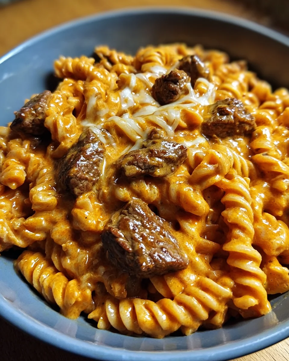 Creamy Bold Buffalo Garlic Steak Rotini