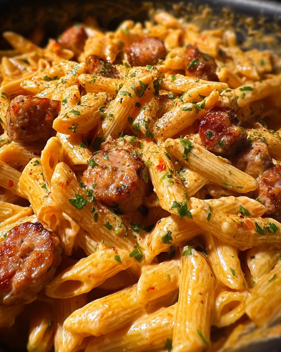 Creamy Bold Honey Garlic Sausage Pasta 25 Creamy