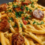 Creamy Bold Smoky Cajun Garlic Butter Sausage Pasta